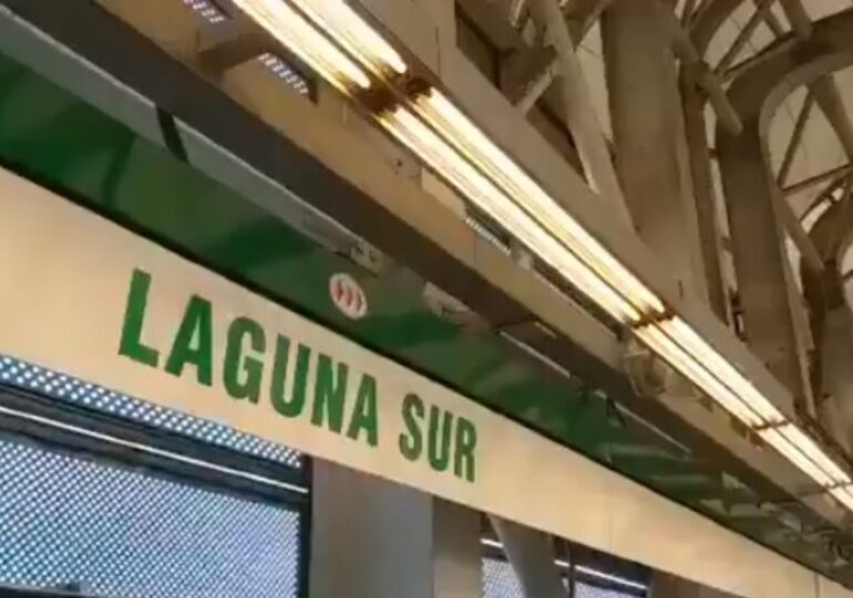Escaleras mecánicas de estación Laguna Sur vuelven a funcionar tras dos años de espera