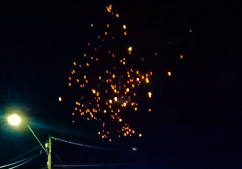 Pudahuel no escapó a masivo espectáculo de fuegos artificiales la noche de año nuevo a pesar de estar prohibidos