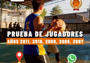 Este sábado INBA realizará prueba de jugadores para Club de Basquetbol en Cerro Navia