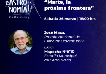 Este sábado el profe José Maza dará una charla masiva en el Estado Municipal de Cerro Navia
