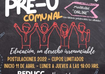 Hoy comienzan las clases en el nuevo preuniversitario comunal y gratuito de Pudahuel 