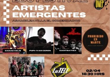 Este sábado: 2do festival de artistas emergentes organizado por Asamblea Villa El Comendador