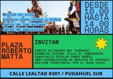 Este sábado: Música en vivo, servicios gratuitos y feria de las pulgas en Pudahuel