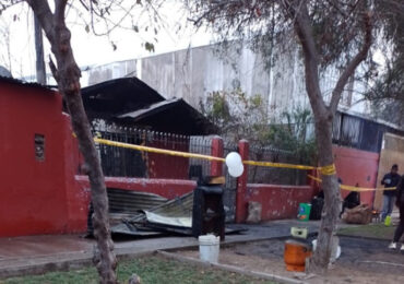 Muere adulto mayor en incendio en Pudahuel
