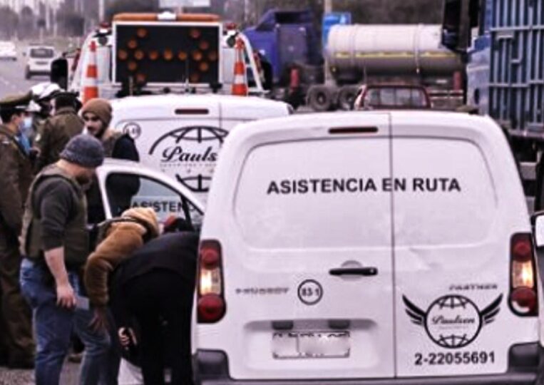 Muere hombre baleado en asalto en la ruta 68 sector Pudahuel