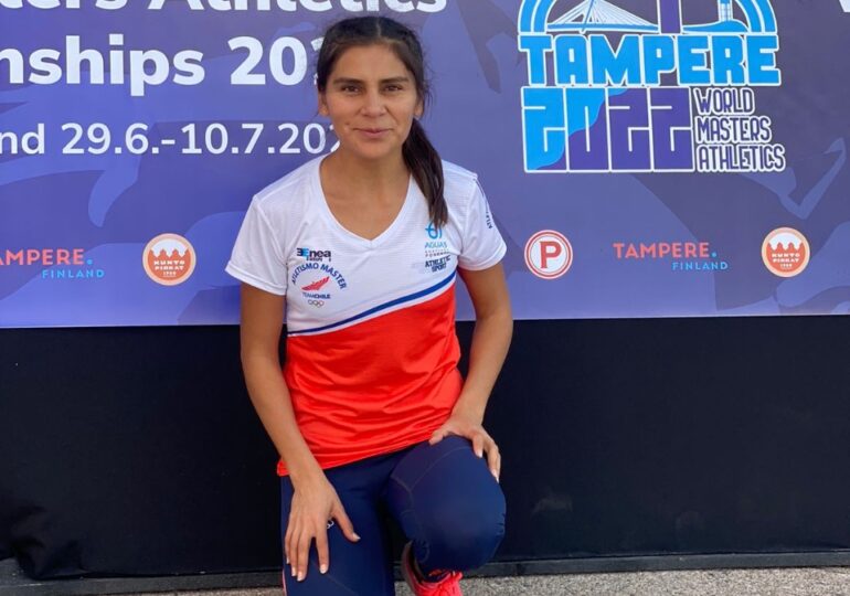 Pudahuelina Andrea Gómez llega a semifinales de 400m en el Mundial Master de Atletismo