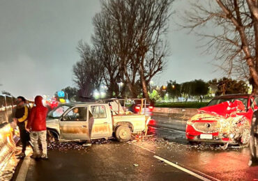 Por choque de alta energía en ruta 68 se suspende el tránsito en un tramo por auxilio de las víctimas en Pudahuel
