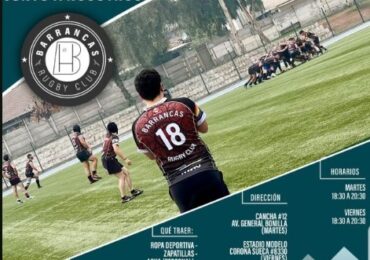 Sigue fortaleciéndose el rugby en Pudahuel y continúan los entrenamientos del Club Barrancas