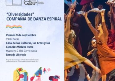 Este viernes: Con entrada liberada la Compañía de Danza “Espiral” presentará su obra “Diversidades” en Cerro Navia