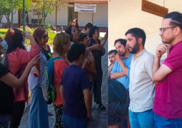 Protestan al interior del municipio de Pudahuel exigiendo un mamógrafo en el Presupuesto 2023
