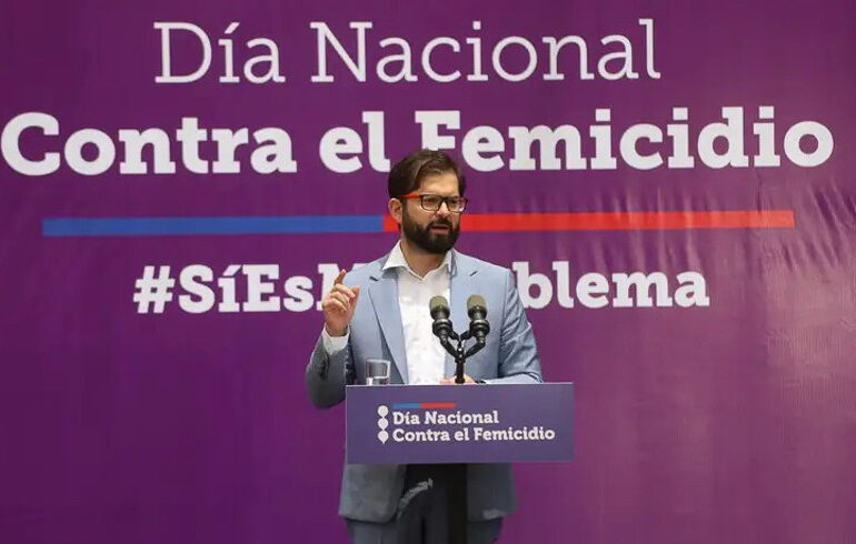 Día Nacional contra el femicidio: Presidente Boric lanza nueva Ley Antonia