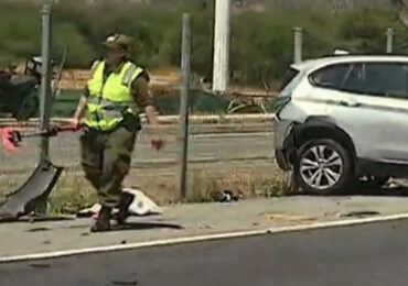 Nueva colisión múltiple en la Ruta 68: Se registra accidente entre bus de pasajeros y dos vehículos en Pudahuel