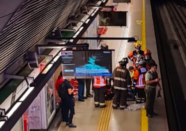 Tres estaciones de metro ubicadas en Pudahuel suspendieron el servicio por persona en la vía