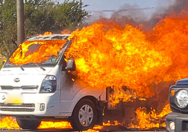 En menos de 24 horas un segundo vehículo se quema en la ruta 68 sector Pudahuel