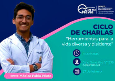 Pablo Prieto y su charla “Herramientas para la vida diversa y disidente”