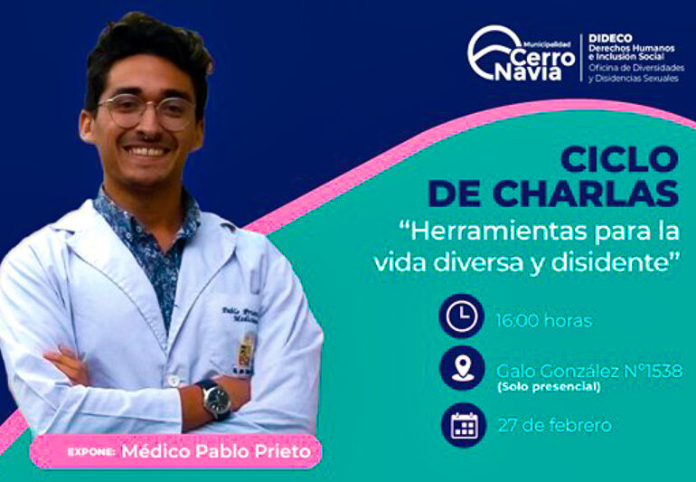 Pablo Prieto y su charla “Herramientas para la vida diversa y disidente”