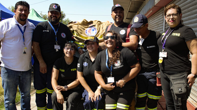 Voluntarios “Emergencia Poniente” viajan a la zona de Arauco e instalan puesto médico