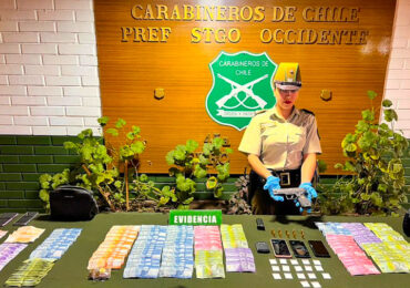 Carabineros detiene a sujeto por porte de drogas y armamento en Cerro Navia