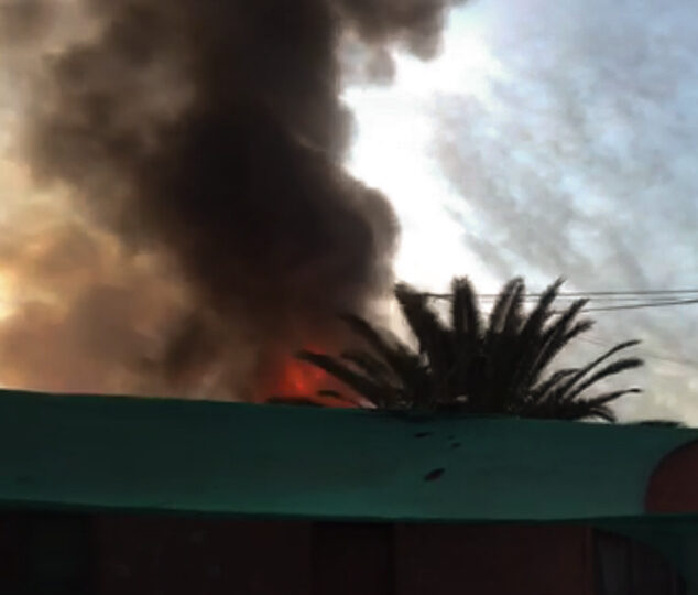 Lamentable: Incendio destruye vivienda en Pudahuel