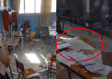 Techo de escuela se desploma sobre mesa de votación de consejeros constitucionales en Pudahuel