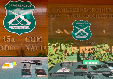 En dos procedimientos policiales por robos con intimidación son detenidos delincuentes en Cerro Navia