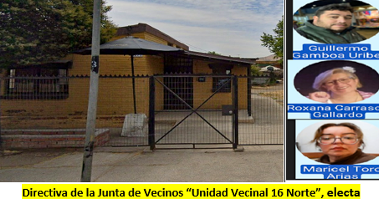Elección de junta de vecinos N° 16 Norte: Socias y socios eligen nueva directiva en Cerro Navia