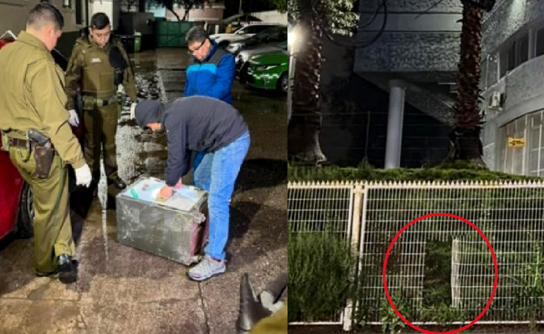 Delincuentes en Pudahuel roban caja fuerte de empresa de textil cuyo dueño es un ciudadano chino