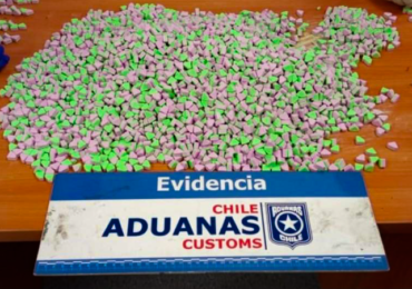 Incautan más de 20 mil pastillas de éxtasis en el Aeropuerto Internacional Arturo Merino Benítez en Pudahuel