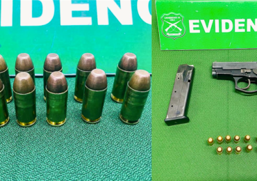 Carabineros detiene a individuo por portar una pistola y once proyectiles en condiciones de ser utilizados en Pudahuel