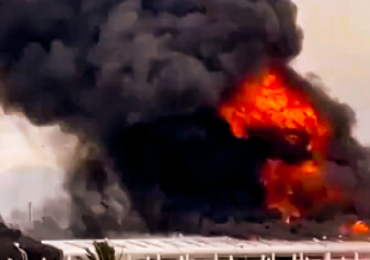 Incendio afecta a empresa Gasco de Maipú ubicada en Camino a Melipilla