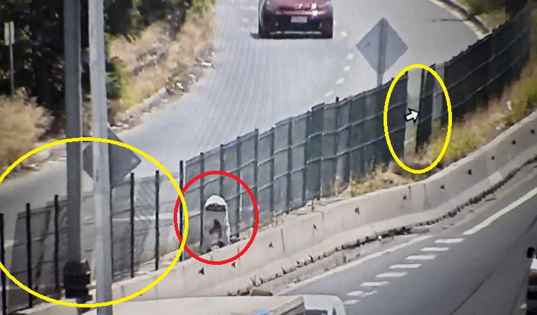 Carabineros detiene a sujeto por robo de rejas de seguridad vial en Pudahuel
