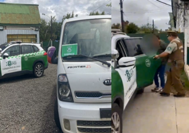 Carabineros recupera vehículo robado en Cerro Navia en la comuna de Purranque