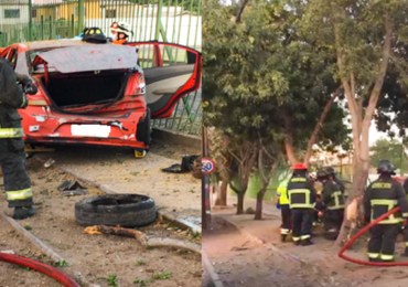 Accidente de Tránsito en Cerro Navia: Choque de alta energía deja una persona lesionada