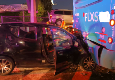 Choque en la Ruta 68 sector Pudahuel deja una persona lesionada y causa daños materiales