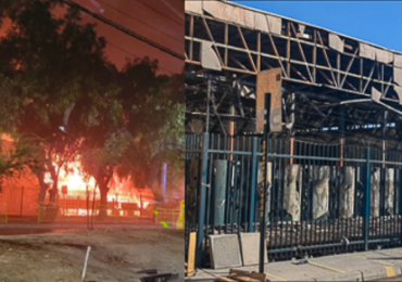 Incendio destruye casino escolar en Pudahuel rural