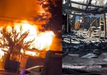 Incendio destruyó casa de vecina en Cerro Navia