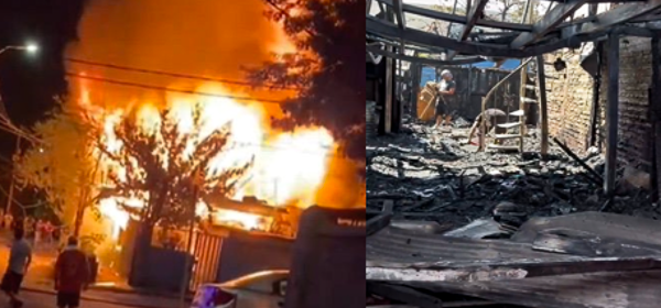 Incendio destruyó casa de vecina en Cerro Navia