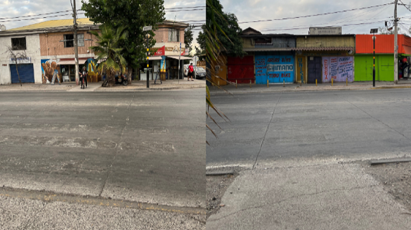 Peligroso cruce en Avenida José Joaquín Pérez: paso de cebra invisible para los conductores