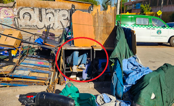 Erradican pertenencias de personas en situación de calle por su cercanía con escuela en Pudahuel