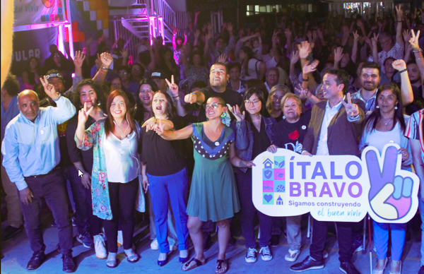 Ítalo Bravo anunció su postulación para la reelección como alcalde de Pudahuel en masivo evento