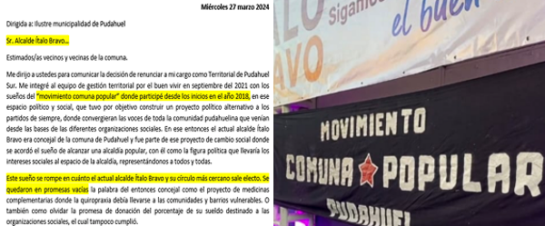 Renuncia de Belinda Bruzzone Pino Revela Fracaso de Promesas Electorales en Pudahuel Sur