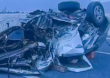 Accidente en Ruta 68 sector Pudahuel deja vehículo con daños irreparable