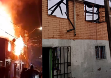 Incendio estructural destruye casona y deja a nueve arrendatarios sin hogar en Cerro Navia