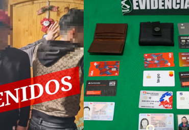 Tres delincuentes detenidos por robo con intimidación en Pudahuel