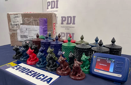 La incautación de droga en el aeropuerto de Pudahuel ha superado los dos años anteriores