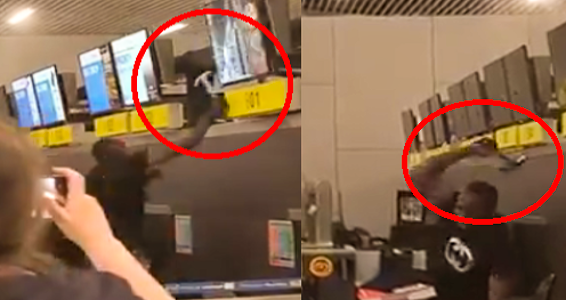 Violento incidente en el aeropuerto de Pudahuel por pasajero que viajaba a los Estados Unidos