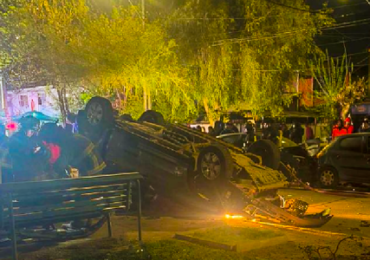 Fatal persecución policial en Pudahuel: Conductor muere tras volcamiento de camioneta robada que conducía