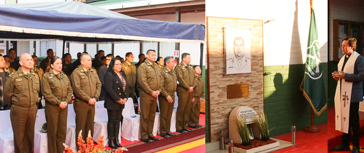 Inauguran memorial en honor al cabo Cristian Vera a 17 años de su trágica muerte en Pudahuel