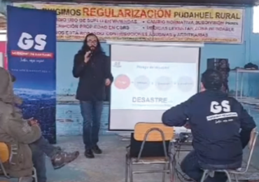 Comunidad de Noviciado conoce proyecto para regularizar el uso del suelo y mitigar riesgos en Pudahuel rural