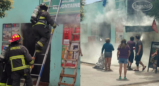 Incendio en techumbre de local comercial moviliza a Bomberos y alerta a vecinos en Cerro Navia